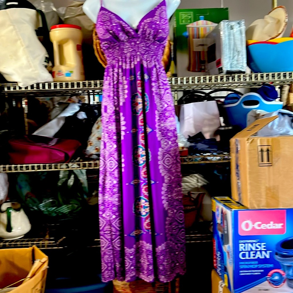 Summer dress S built in bra